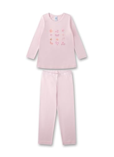 Sanetta Mädchen-Schlafanzug kurz rosa | Hochwertiger und bequemer Schlafanzug aus Baumwolle für Mädchen. Pyjamaset für Mädchen 104 von Sanetta