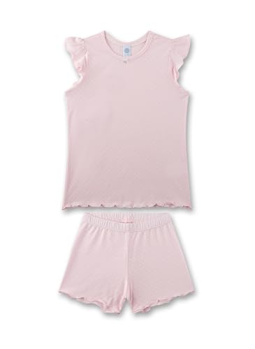 Sanetta Mädchen-Schlafanzug kurz rosa | Hochwertiger und bequemer Schlafanzug aus Modal-Mix für Mädchen. Pyjamaset für Mädchen 104 von Sanetta
