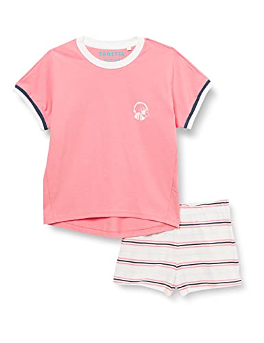 Sanetta Mädchen Schlafanzug kurz rosa Pyjamaset, Peach Rose, 152 von Sanetta