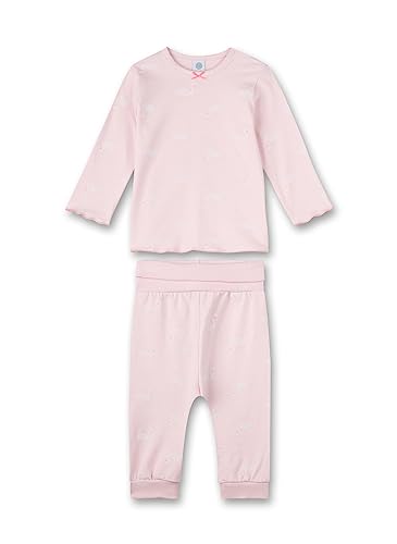 Sanetta Mädchen-Schlafanzug lang Rosa | Bequemer Schlafanzug für Mädchen lang. | Pyjamaset Größe 104 von Sanetta