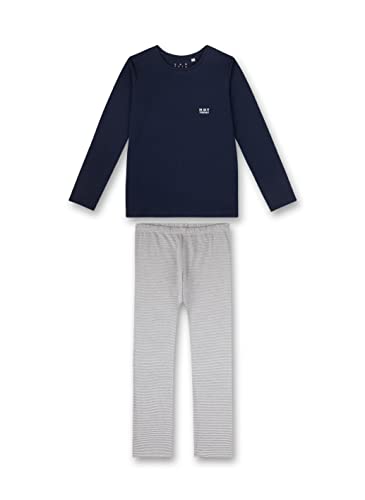 Sanetta Mädchen-Schlafanzug lang dunkelblau | Bequemer Schlafanzug für Mädchen lang. | Pyjamaset Größe 152 von Sanetta