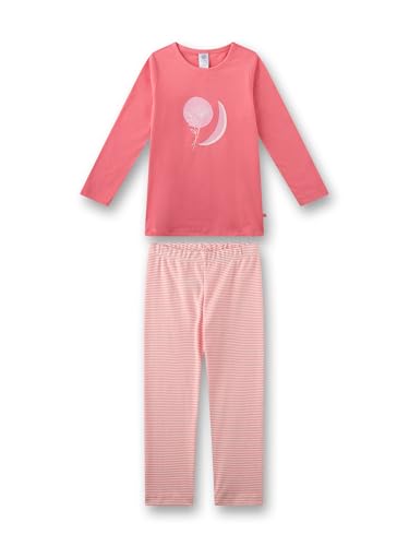 Sanetta Mädchen-Schlafanzug lang rosa | Hochwertiger und bequemer Schlafanzug aus 100% Bio-Baumwolle für Mädchen. Pyjamaset für Mädchen 116 von Sanetta