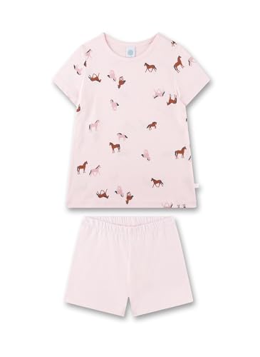 Sanetta Mädchen-Schlafanzug rosa | Hochwertiger und bequemer Schlafanzug aus Baumwolle für Mädchen. Pyjamaset für Mädchen 128 von Sanetta