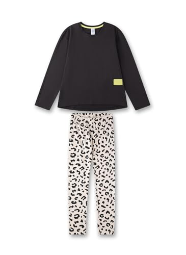 Sanetta Mädchen 245813 Pyjamaset, Grün, 140 EU von Sanetta