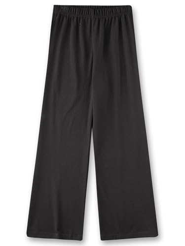 Sanetta Mädchen-Schlafhose lang grau | Hochwertige und Bequeme Schlafhose aus Baumwolle für Mädchen. von Sanetta