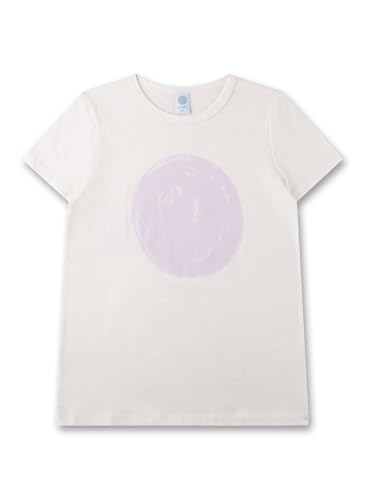 Sanetta Mädchen-Schlafshirt halbarm Off-White | Hochwertiges und bequemes Schlafshirt aus Baumwolle für Mädchen. Nachtwäsche für Mädchen 128 von Sanetta