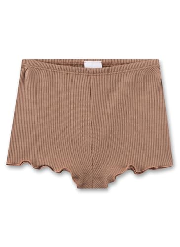 Sanetta Mädchen-Shorts Braun | Hochwertige und Bequeme Schlafhose aus Viskose-Baumwoll-Mix für Mädchen. Baby Bekleidung 098 von Sanetta