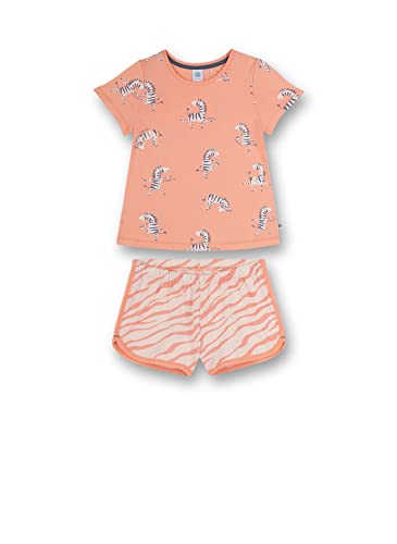 Sanetta Mädchen Shorty, kurzer Schlafanzug Zebra; Allover Hummer 232718 gr.128 von Sanetta