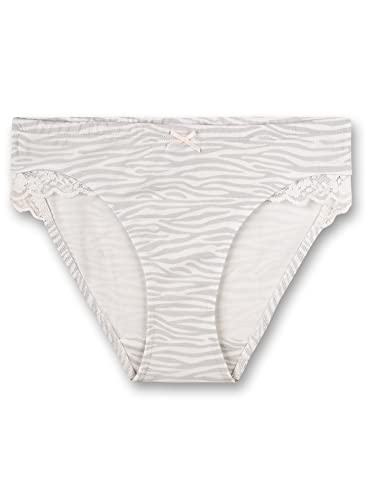 Sanetta Mädchen Slip grau Unterwäsche, Light Grey, 128 von Sanetta
