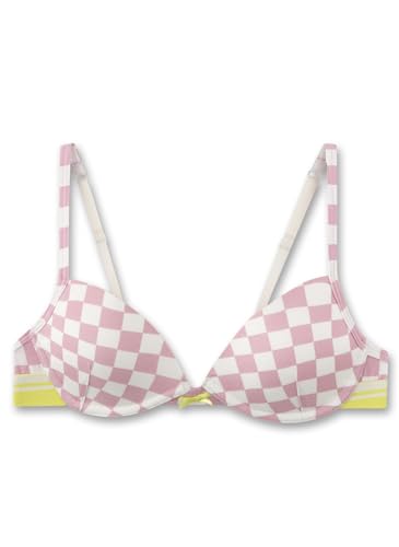 Sanetta Mädchen-Soft Cup Bra Pink| Bequemer und angenehmer BH ohne Bügel für Mädchen aus Baumwolle. Unterwäsche mit verstellbaren Trägern |Mädchen BH von Sanetta