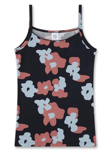 Sanetta Mädchen-Unterhemd Dunkelgrau | Hochwertiges und nachhaltiges Unterhemd für Mädchen aus Baumwolle. Unterwäsche für Mädchen von Sanetta