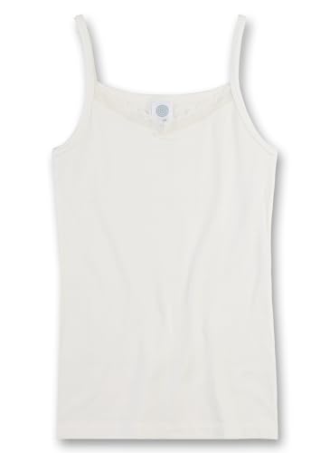 Sanetta Mädchen-Unterhemd | Hochwertiges und nachhaltiges Unterhemd für Mädchen aus einem Baumwoll-Mix. Unterwäsche für Mädchen von Sanetta