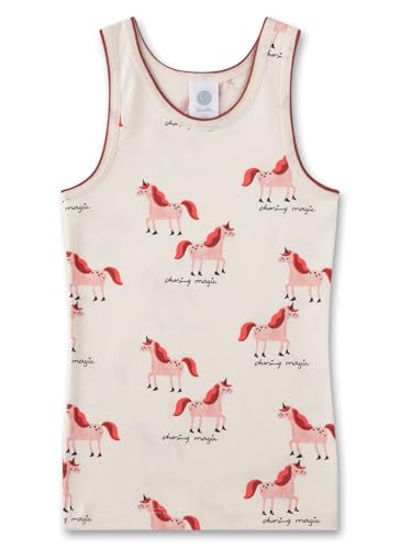 Sanetta Mädchen-Unterhemd Off-White | Hochwertiges und nachhaltiges Unterhemd für Mädchen aus Bio-Baumwolle. Unterwäsche für Mädchen von Sanetta