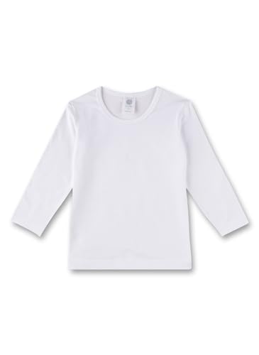 Sanetta Mädchen-Unterhemd Weiß | Hochwertiges und nachhaltiges Unterhemd für Mädchen aus Bio-Baumwolle. Unterhemd mit Langen Ärmeln | Unterwäsche für Mädchen von Sanetta