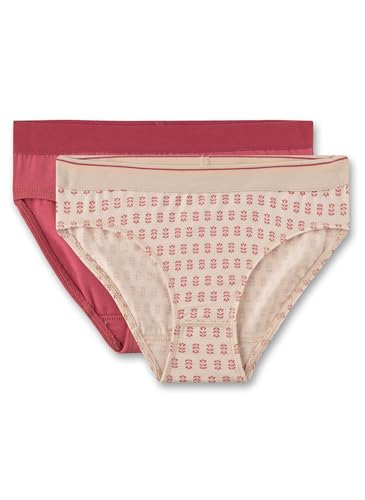 Sanetta Mädchen 348404 Doppelpack Rioslip, Rose, 140 EU von Sanetta