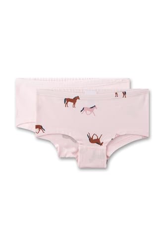 Sanetta Mädchen-Cutbriefs (Doppelpack) rosa | Hochwertige und nachhaltige Unterhose für Mädchen aus Baumwoll-Mix. Inhalt: 2er Set Unterwäsche für Mädchen 104 von Sanetta