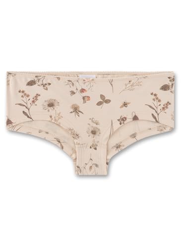 Sanetta Mädchen-Unterhose Rosa | Hochwertige und nachhaltige Unterhose für Mädchen aus Baumwoll-Mix. Panty mit Schleife und Blumenprint | Inhalt: Unterwäsche für Mädchen von Sanetta