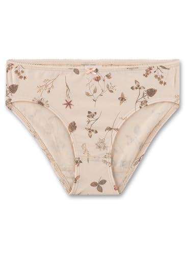Sanetta Mädchen-Unterhose Rosa | Hochwertige und nachhaltige Unterhose für Mädchen aus Baumwoll-Mix. Slip mit Schleife und Blumenprint | Inhalt: Unterwäsche für Mädchen von Sanetta