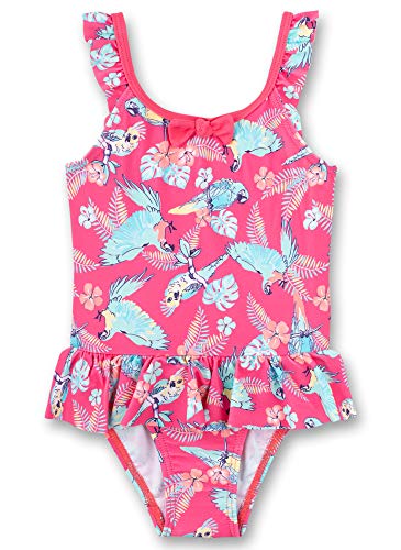 Sanetta Mädchen rosa Badeanzug, hot pink, 104 von Sanetta