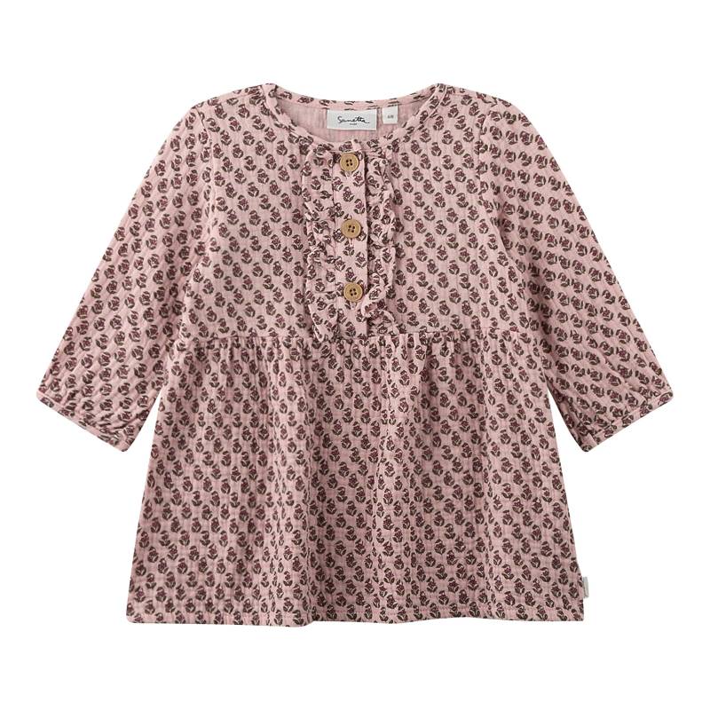 Sanetta Musselin-Kleid langarm Blumen von Sanetta