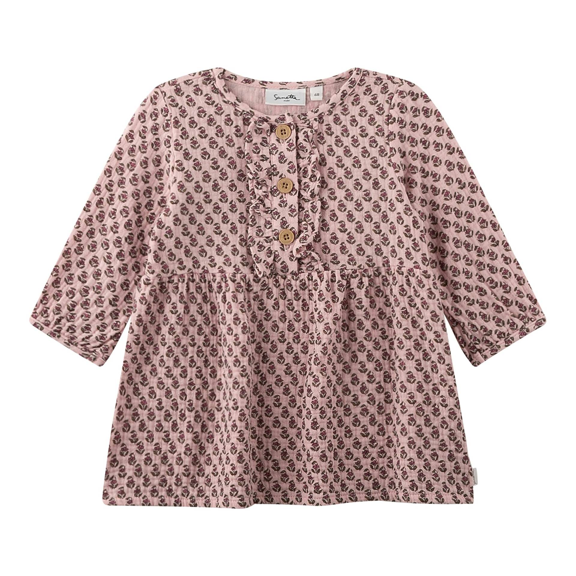 Sanetta Musselin-Kleid langarm Blumen von Sanetta