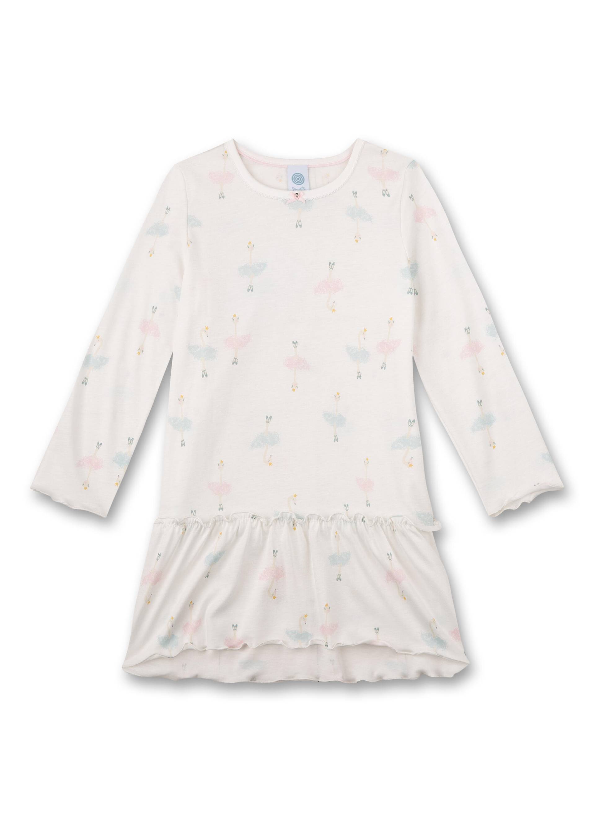 Sanetta - Nachthemd white pebble - Gr. - 098 von Sanetta