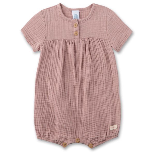 Sanetta - Newborn Unisex Overall Short Musseline - Overall Gr 56;62;68 blau/grau;rosa von Sanetta