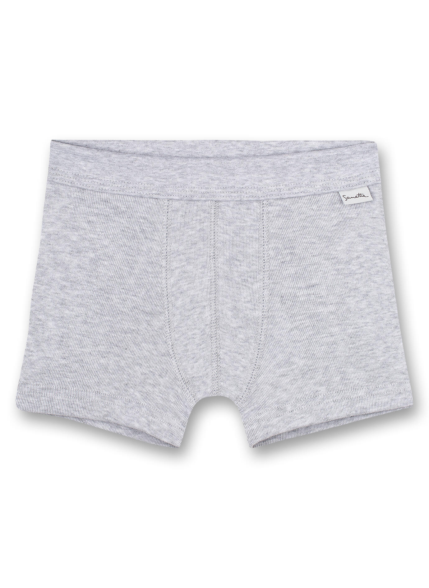 Sanetta - Pant/Short hellgrau melange - Gr. - 116 von Sanetta