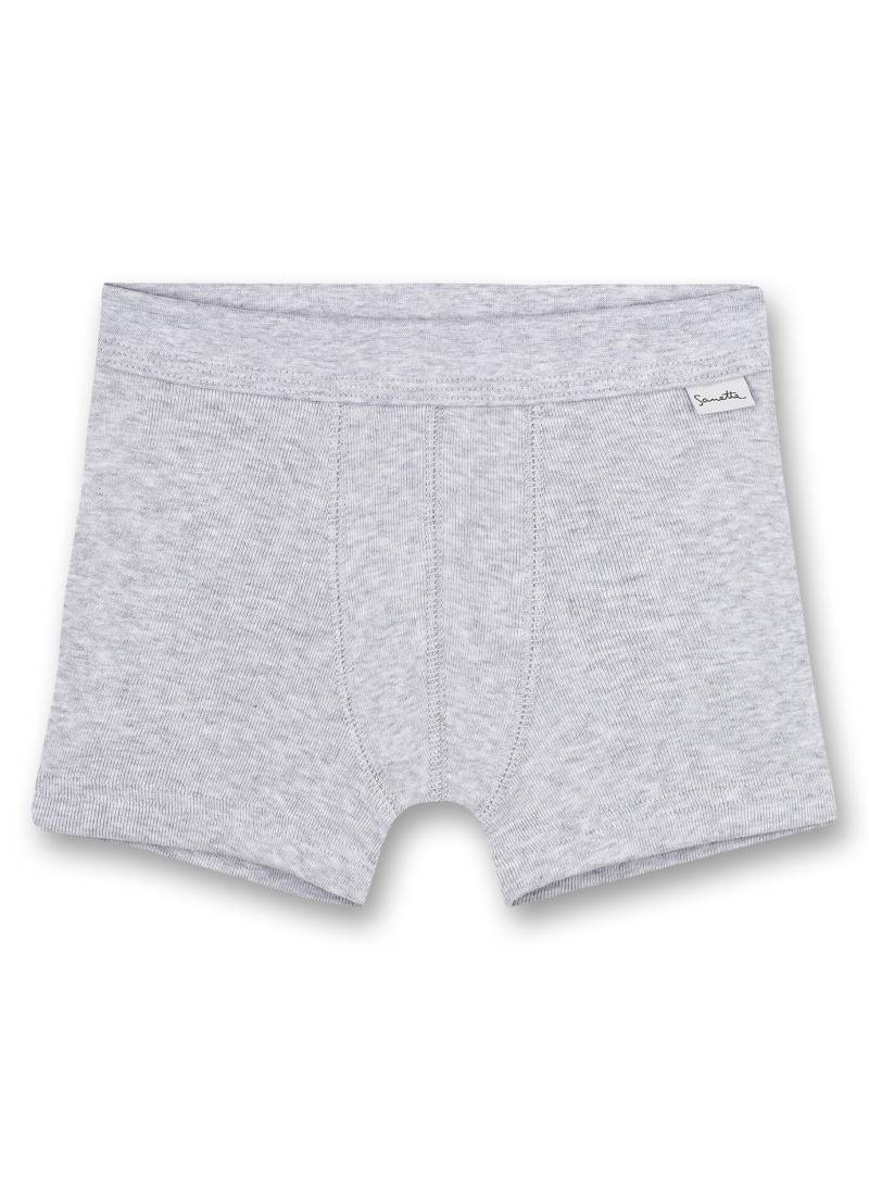 Sanetta - Pant/Short hellgrau melange - Gr. - 116 von Sanetta