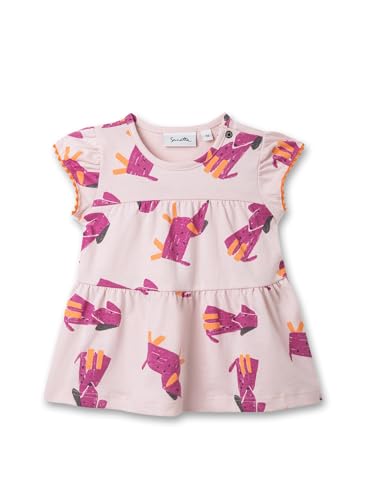 Sanetta Pure Mädchen-Kleid Rosa | Hochwertiges und gemütliches Kleid aus Bio-Baumwolle für Mädchen. Baby Bekleidung 086 von Sanetta