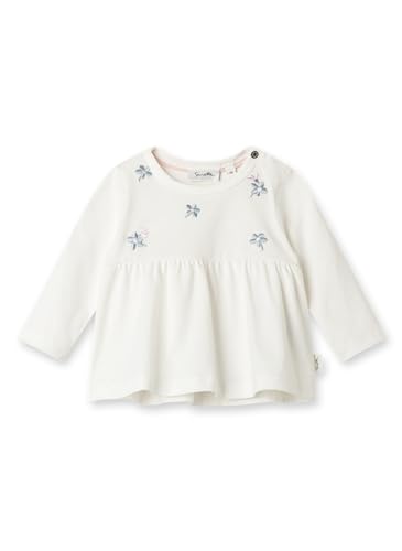 Sanetta Pure Mädchen-Langarmshirt Off-White 068 von Sanetta