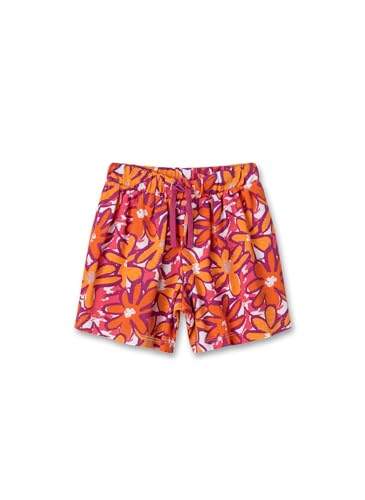 Sanetta Pure Mädchen-Shorts Orange | Praktische und Bequeme Hose aus Bio-Baumwolle für Mädchen. Kinder Bekleidung 104 von Sanetta