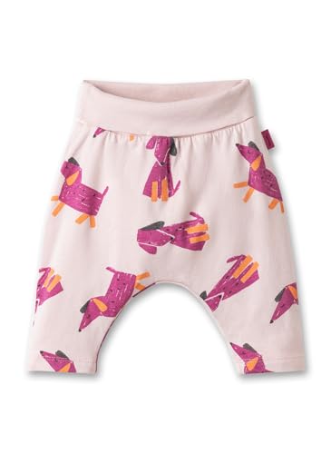 Sanetta Pure Mädchen-Sweathose Rosa | Praktische und gefütterte Hose aus Bio-Baumwolle für Mädchen. Baby Bekleidung von Sanetta