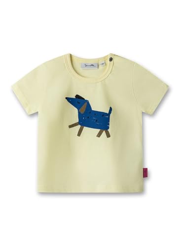 Sanetta Pure Unisex T-Shirt Gelb | Nachhaltiges und bequemes Shirt aus Bio-Baumwolle für Jungen. Baby Bekleidung 080 von Sanetta