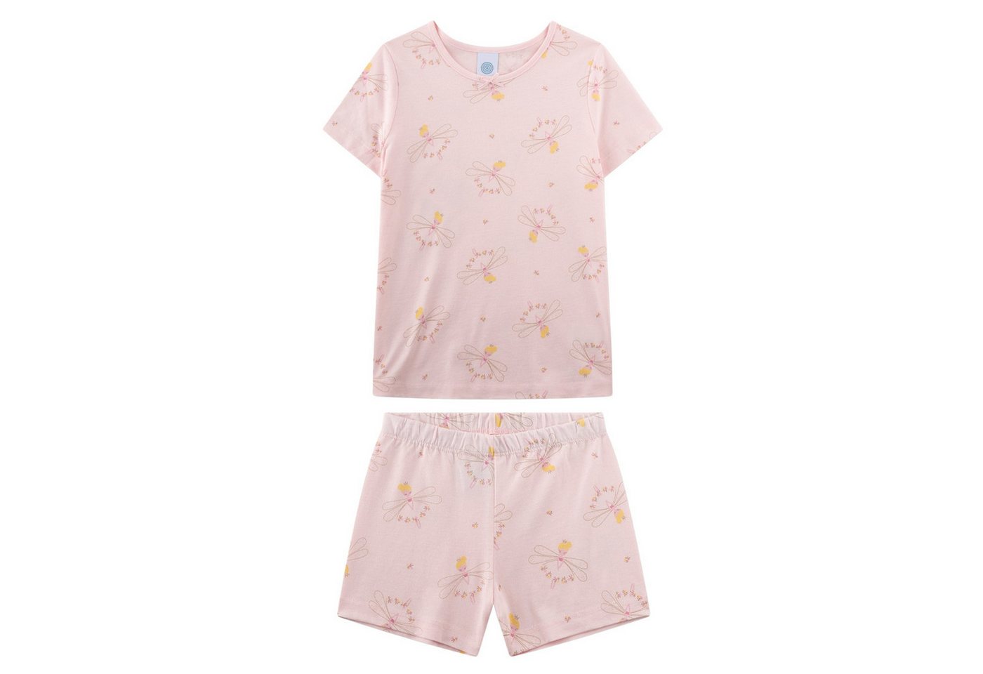 Sanetta Pyjama Mädchen Pyjama Baumwolle Schlafanzug Fee kurz Kids (2 tlg) von Sanetta