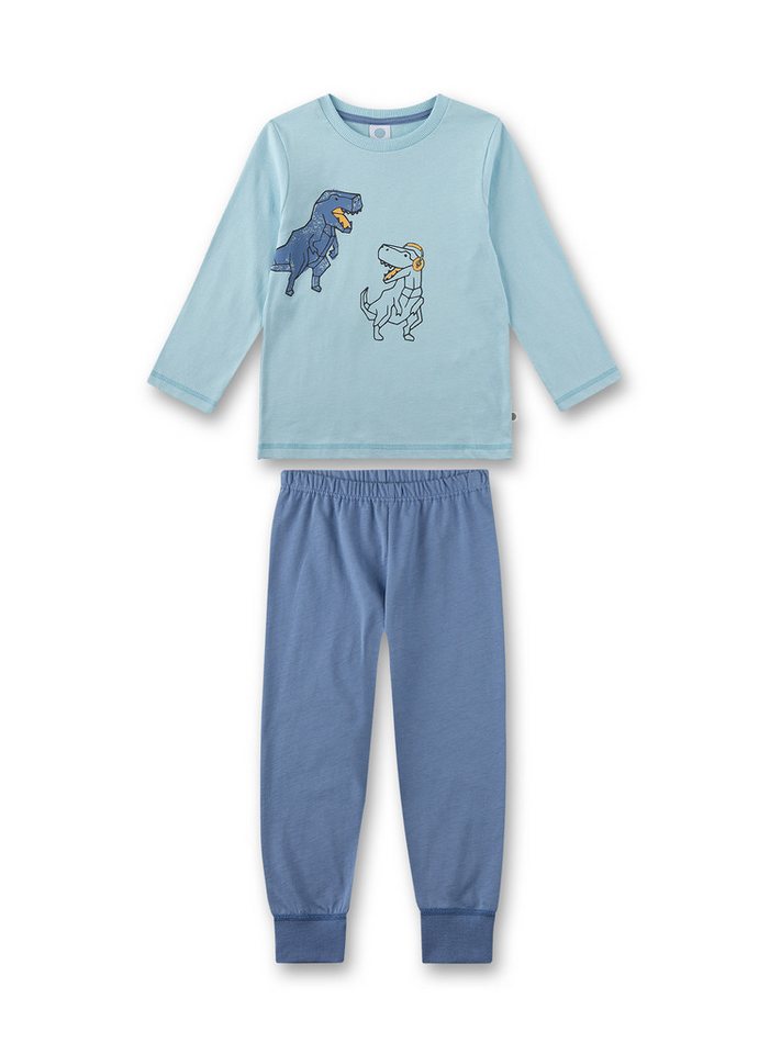 Sanetta Pyjama Pyjama long, uni w.motif von Sanetta
