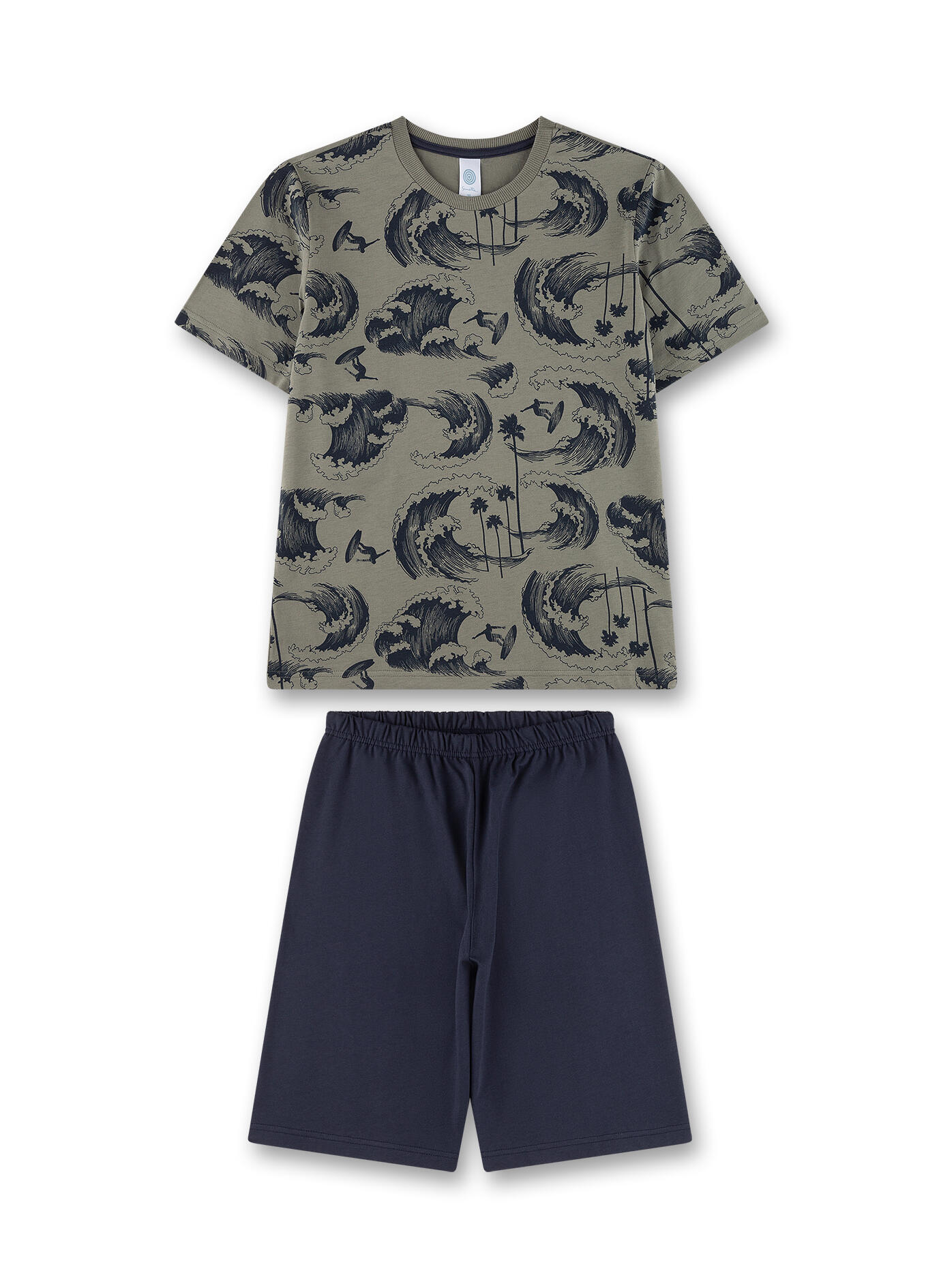 Sanetta - Schlafanzug kurz castor gray - Gr. - 140 von Sanetta