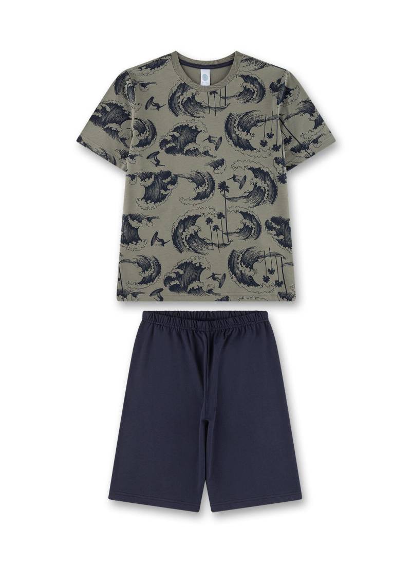 Sanetta - Schlafanzug kurz castor gray - Gr. - 140 von Sanetta