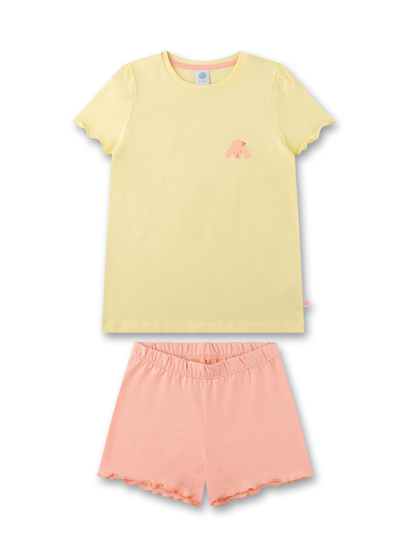 Sanetta - Schlafanzug kurz lemonade - Gr. - 116 von Sanetta