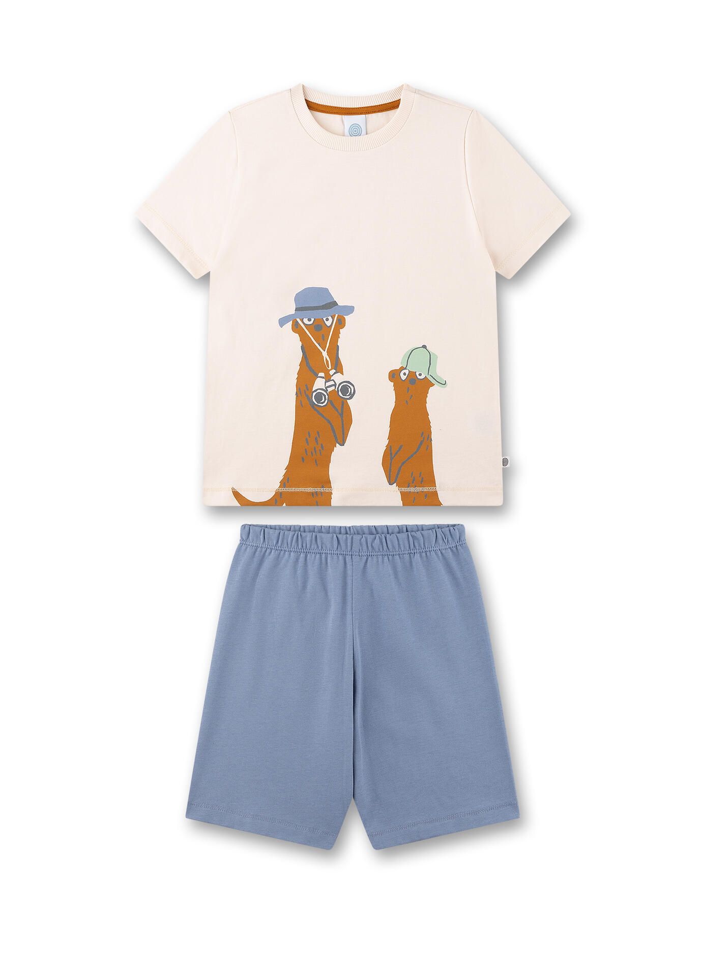 Sanetta - Schlafanzug kurz pearled ivory - Gr. - 116 von Sanetta