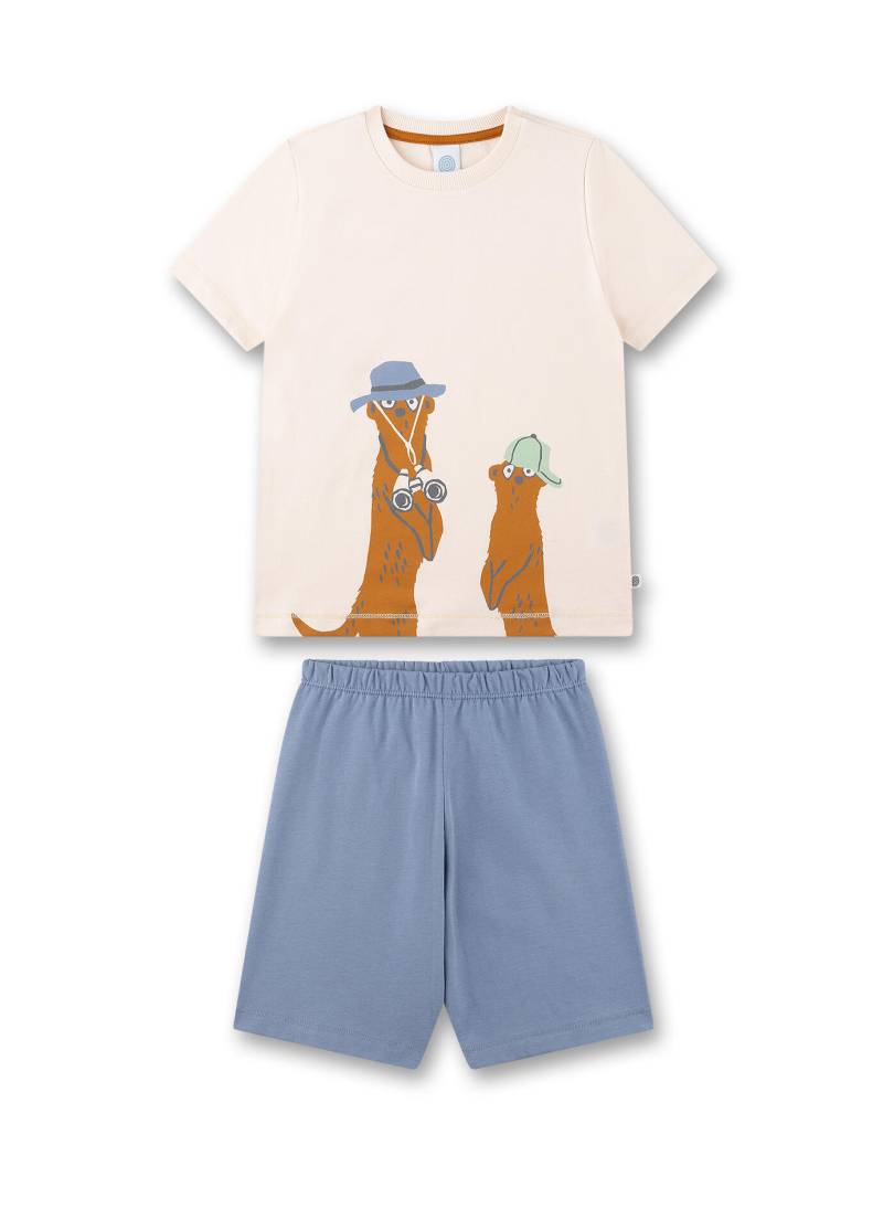 Sanetta - Schlafanzug kurz pearled ivory - Gr. - 116 von Sanetta