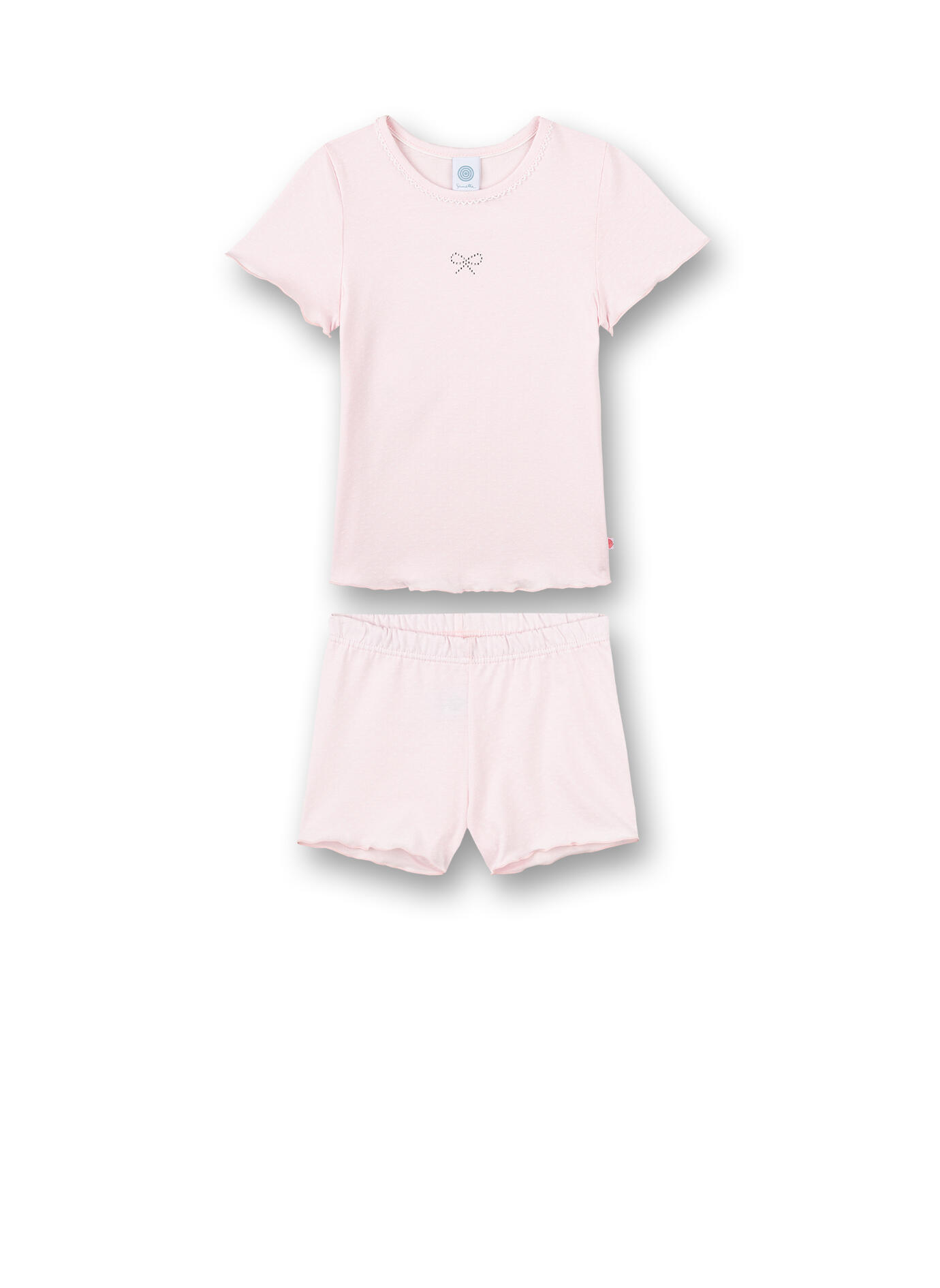 Sanetta - Schlafanzug kurz shadow rose - Gr. - 92 von Sanetta