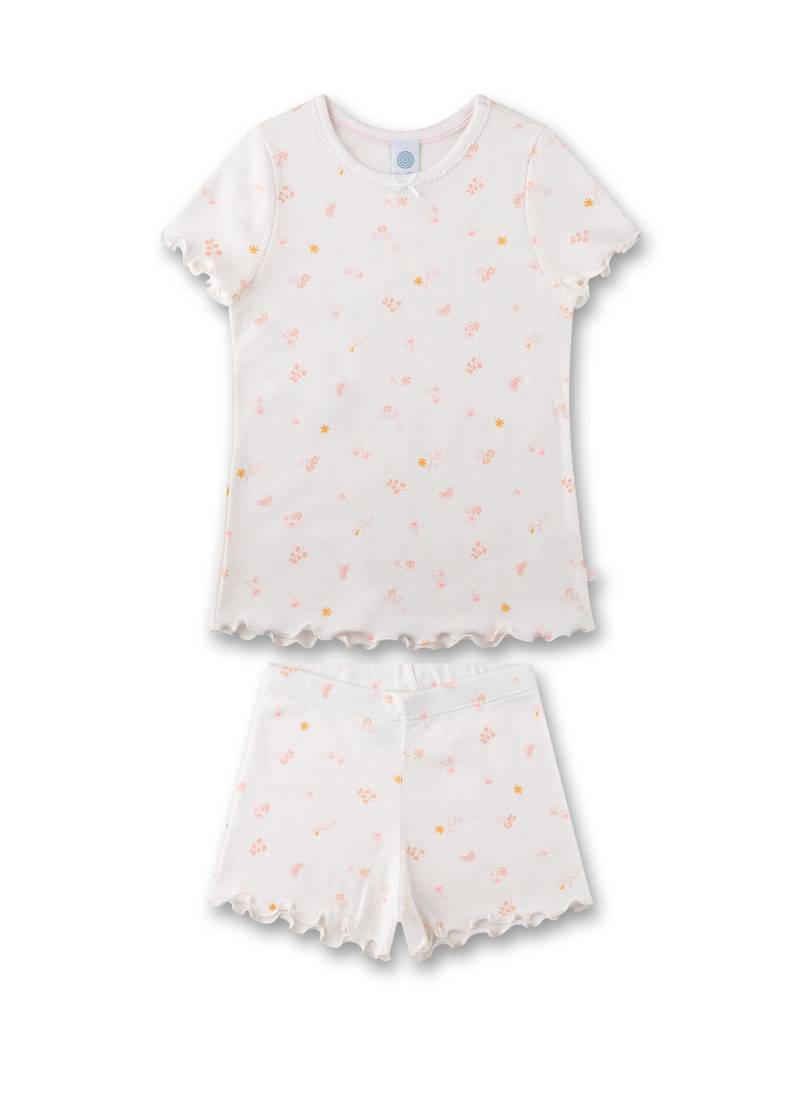 Sanetta - Schlafanzug kurz white pebble - Gr. - 092 von Sanetta