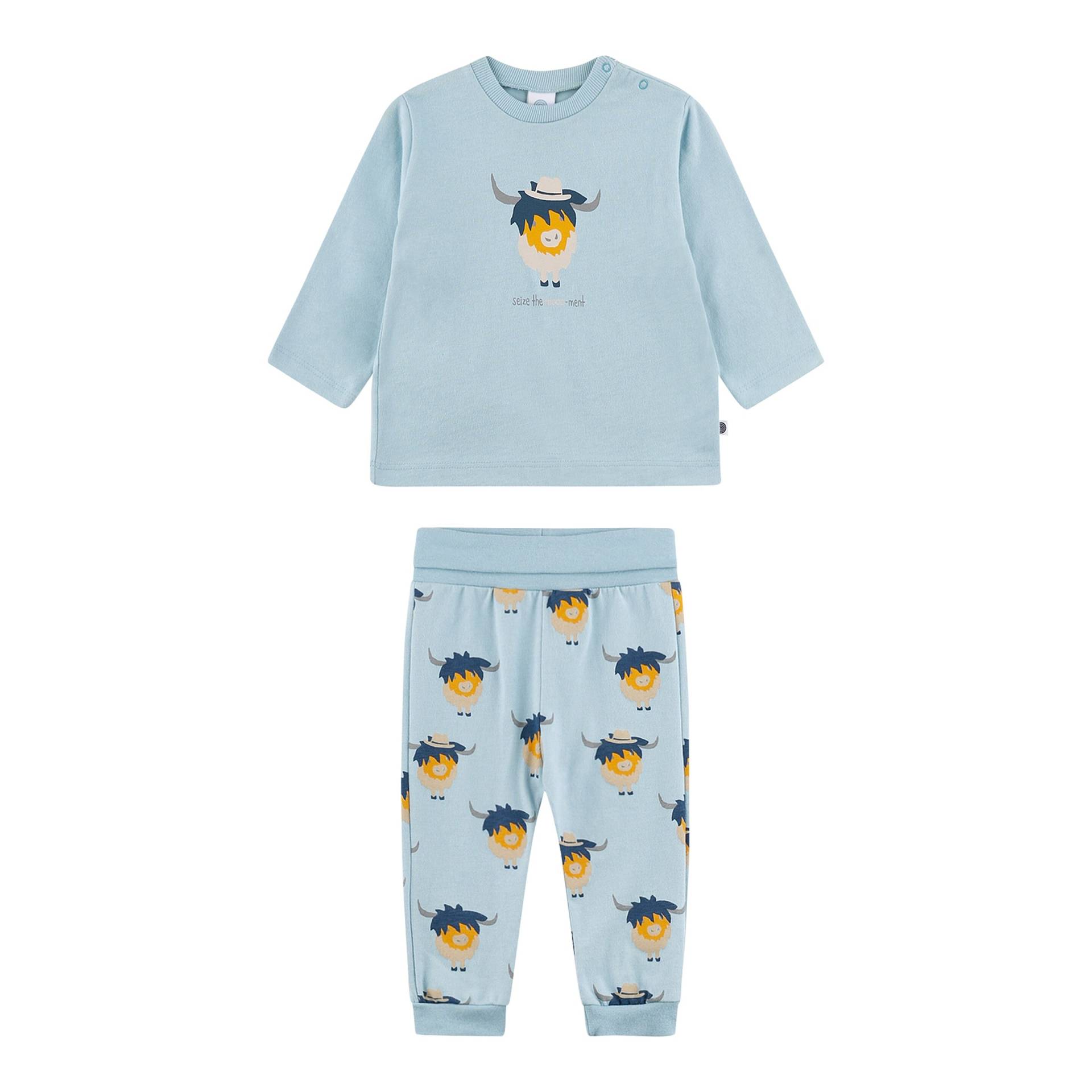 Sanetta Schlafanzug lang Highland Cattle von Sanetta