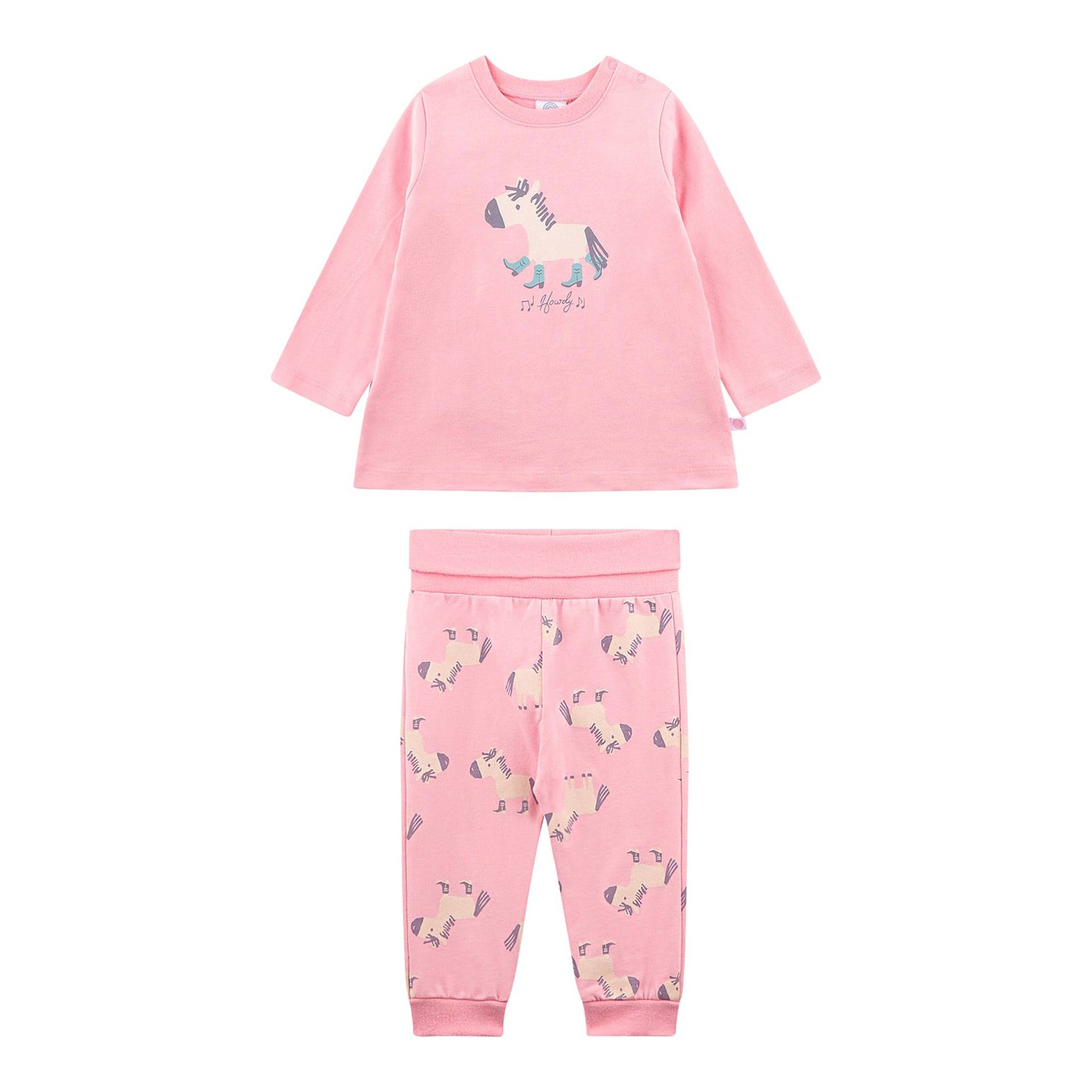 Sanetta Schlafanzug lang Pferde von Sanetta