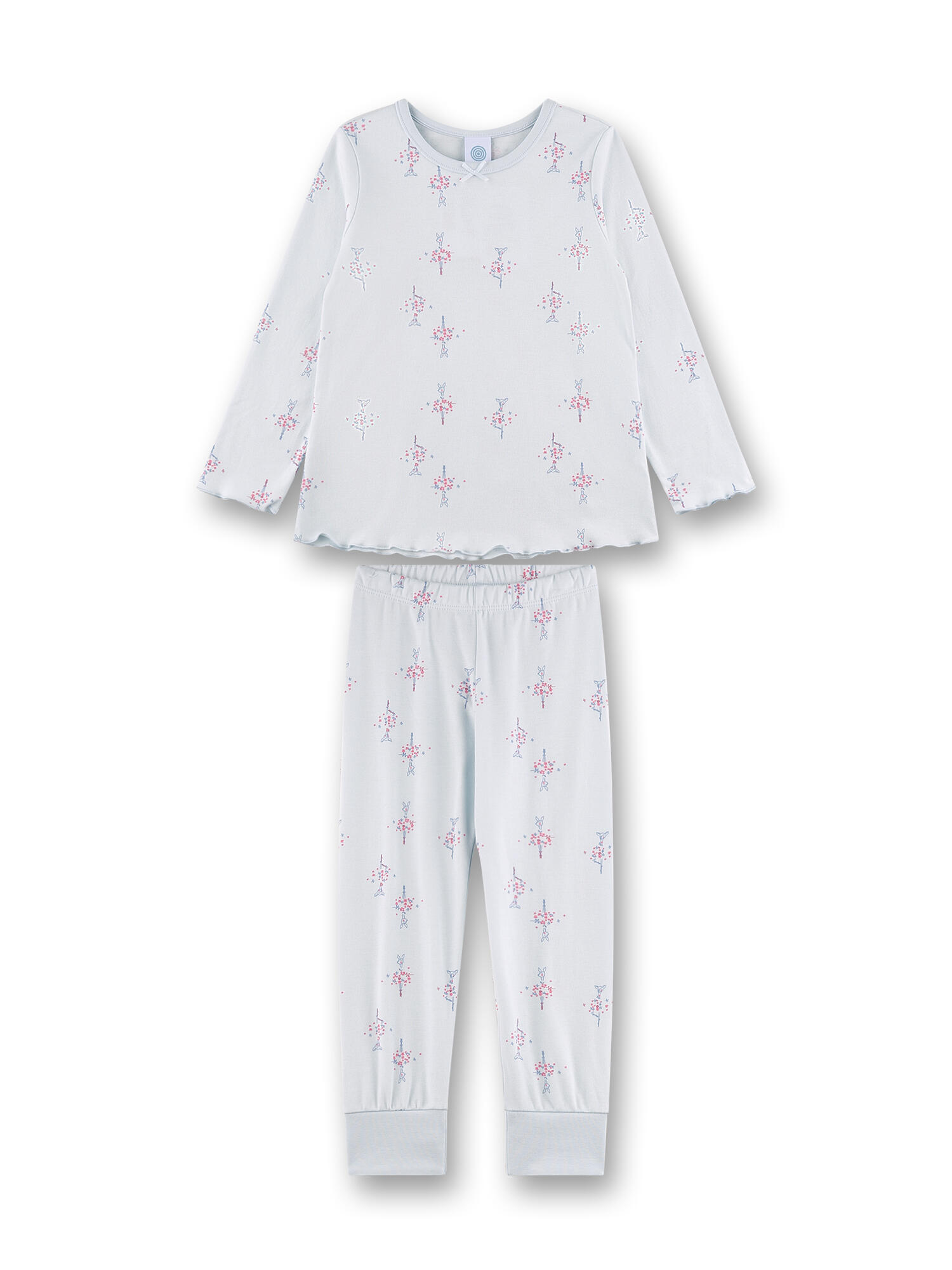 Sanetta - Schlafanzug lang ballad blue - Gr. - 098 von Sanetta