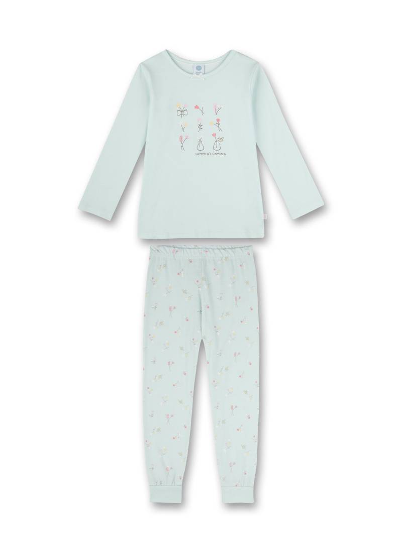 Sanetta - Schlafanzug lang blue wind - Gr. - 116 von Sanetta