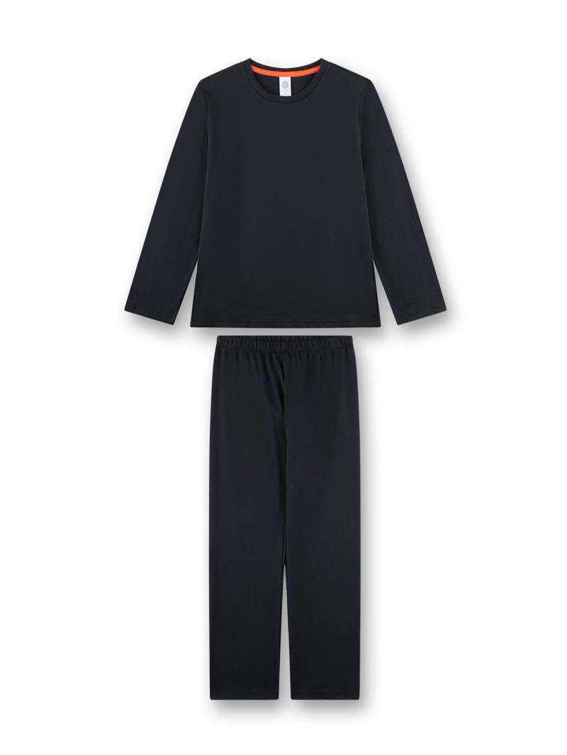 Sanetta - Schlafanzug lang dark navy von Sanetta