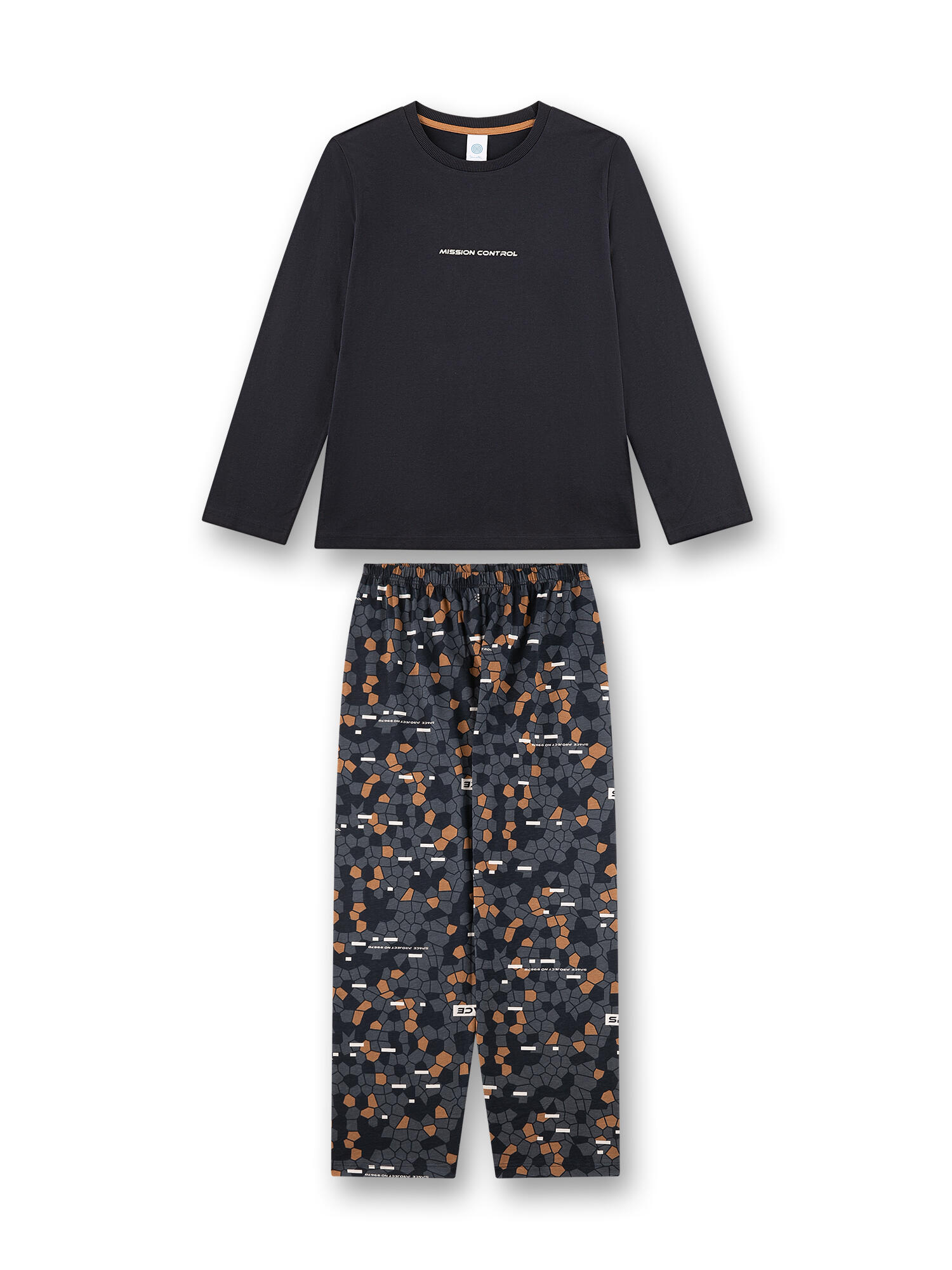 Sanetta - Schlafanzug lang dark navy von Sanetta