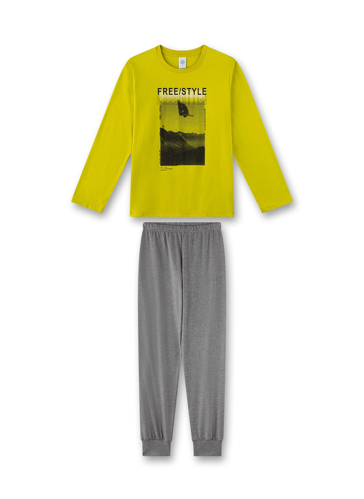 Sanetta - Schlafanzug lang dijon - Gr. - 140 von Sanetta